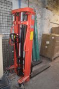 *1.5-ton Manual Stacker Pallet Truck Model MSE1500