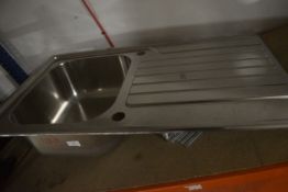 Stainless Steel Single Sink with Drainer