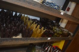 *Contents of Shelf to Include Assorted Decorative Glass Vases