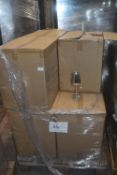 *Pallet of Silver Plastic Wine Glasses