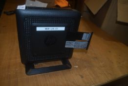 *HP T520 Mini PC (hard drive removed)