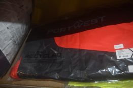 PW260 Winter Jacket in Black & Red Size: XXL