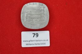 German civic or tourist badge depicting the Porta Nigra, Trier, inscribed “Nach Trier reisen – Porta