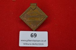 German commemorative badge for the opening of the Köln-Mülheimer Brücke, dated 13.10.1929, diamond-