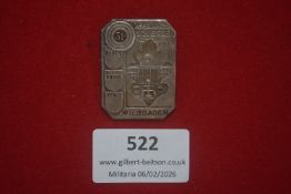 German Verbandschiessen shooting competition badge, dated 12–19 July 1932, for Baden / Mittelrhein /