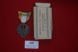 Italian Commemorative Medal for the Eastern Front (Russia) 1941, silvered medal depicting Kremlin