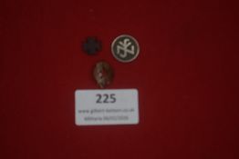 Group of German Third Reich period small badges, including a miniature Iron Cross, a circular