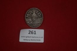 MAID badge (likely Mitteldeutsche Arbeiter-Idee / regional workers’ association).