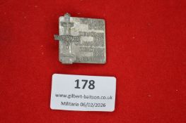 German religious commemorative badge titled Kölner Dom – Zeugnis des Glaubens, Zeichen der