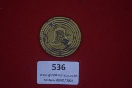 XI Olympiade Berlin 1936 commemorative medal, gilt-bronze example depicting classical female