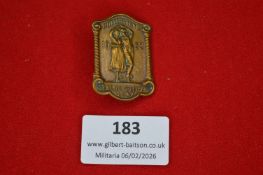 German wine festival or regional commemorative badge, “Höttenabend 1932 – Sekt Jung Leipzig”.