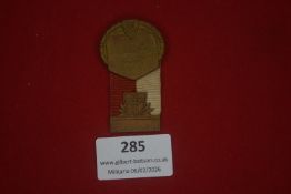 German veterans’ or commemorative badge, bronze example marked “M.G.V. St. Castor Koblenz”, dated