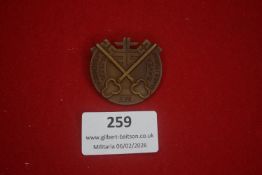 Commemorative badge for the 17th Infantry Regiment (IR 17) – Magdeburg / Bayer. Landesturnfest.