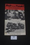 Two German Third Reich propaganda leaflets or pamphlets, including “Wer fuhr die Karre in den