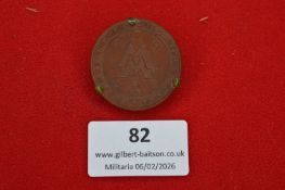 German commemorative medallion badge dated 1925, circular form with central monogram and surrounding