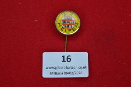 German charity stickpin, enamelled circular example with inscription “Wir helfen – Gegen Hunger