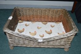 Basketwork Dog Bed