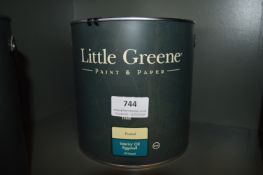 *1x 2.5L of Little Greene National Trust Pastel Interior Oil Eggshell
