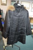 Concept UK Black Quilted Coat Size: 38 chest