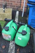 2x Petrol Cans (1x full)