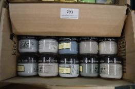 *10x Little Greene National Trust Paint Sample Pots 60ml (assorted colours)