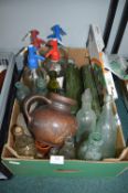 Vintage Bottles, Jugs, and Jars, etc.