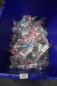 Large Quantity of Assorted Dog Collars (tub not included)