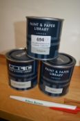 *3x 250ml of Paint & Paper Library Transparent, Medium, and Yellow Base
