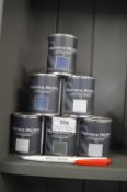 *6x 100ml of Graham & Brown Matt Emulsion (assorted colours)