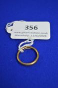 22ct Gold Wedding Band, ~4.9g, Size: L