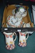 Vintage Pottery Plates, Jugs, etc.