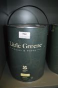 *1x 5L of Little Greene National Trust Yellow Absolute Water Based Matt Emulsion