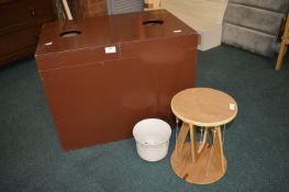 Toy Box, Plant Pot, and Plant Stand
