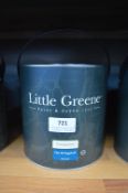 *1x 2.5L of Little Greene National Trust Transparent Flat Oil Eggshell