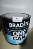 *2.5L of Bradite One Can Interior and Exterior Eggshell Base 1
