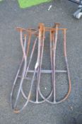 3x Metal Saddle Racks (AF)