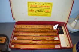 Barretts Silent Salesman Ticket Printing Outfit