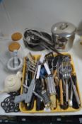 Kitchenware Including Cutlery, Utensils, Steamer, etc.