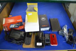 Mobile Phones by Nokia and LG, Garmin Sat Nav, etc.