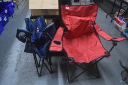 2x Foldaway Camping Chairs