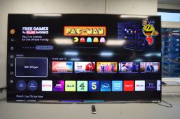 Hisense 100E77NQTUKPro 100” Smart TV in Working Condition with Remote - Collection in person only