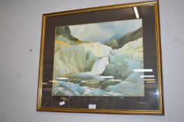 Framed Waterfall Print by Winston Cooper