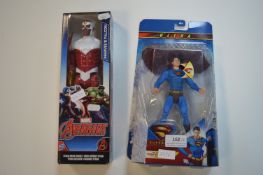 Marvel Advent Falcon plus Superman Action Figures