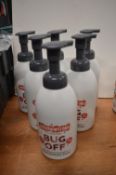 6x 500ml of Scrubbingtons Bugoff Moisturising & Alcohol Free Hand Sanitiser Foam