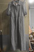 Nobody’s Child Hebe Midaxi Mono Gingham Shirt Dress Size: 22 RRP: £79