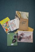 Stamp Albums, Local History Books, and Magnifiers, etc.
