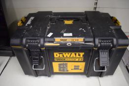 Single Dewalt Tough System 2.0 Toolbox Containing 2x Tape Measures, and 1x Pliers