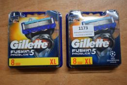 2x Gillette Fusion 5 Pro Glide Razor Blades 8pk