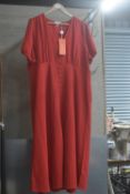Finery Red Robyn Dress Size: 24
