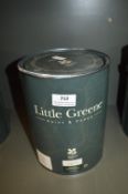 *1x 5L of Little Greene National Trust Northbank Grey 291 Absolute Water Based Matt Emulsion